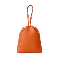 ドローストリングバッグ(オレンジ)