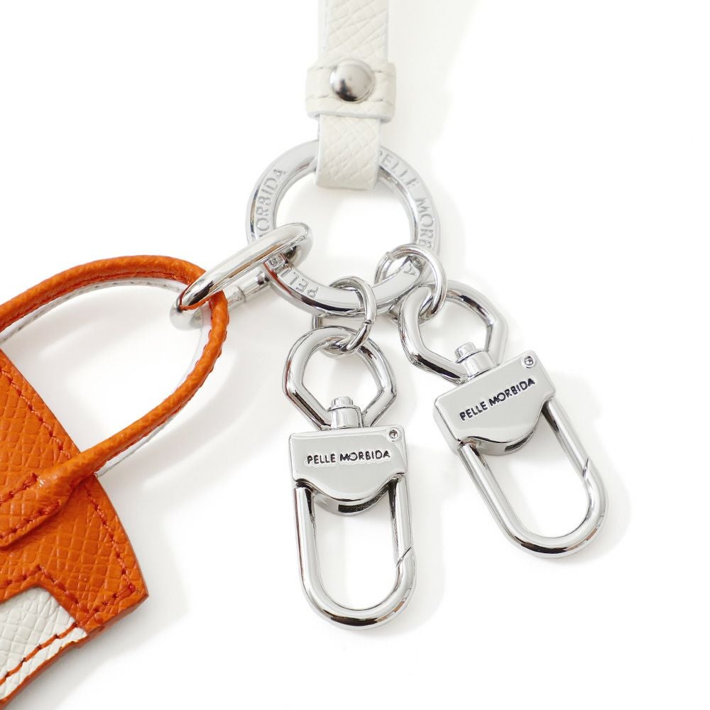 PRADA BUON VIAGGIO キーホルダー レザー×メタル シルバー s-l1200.jpg