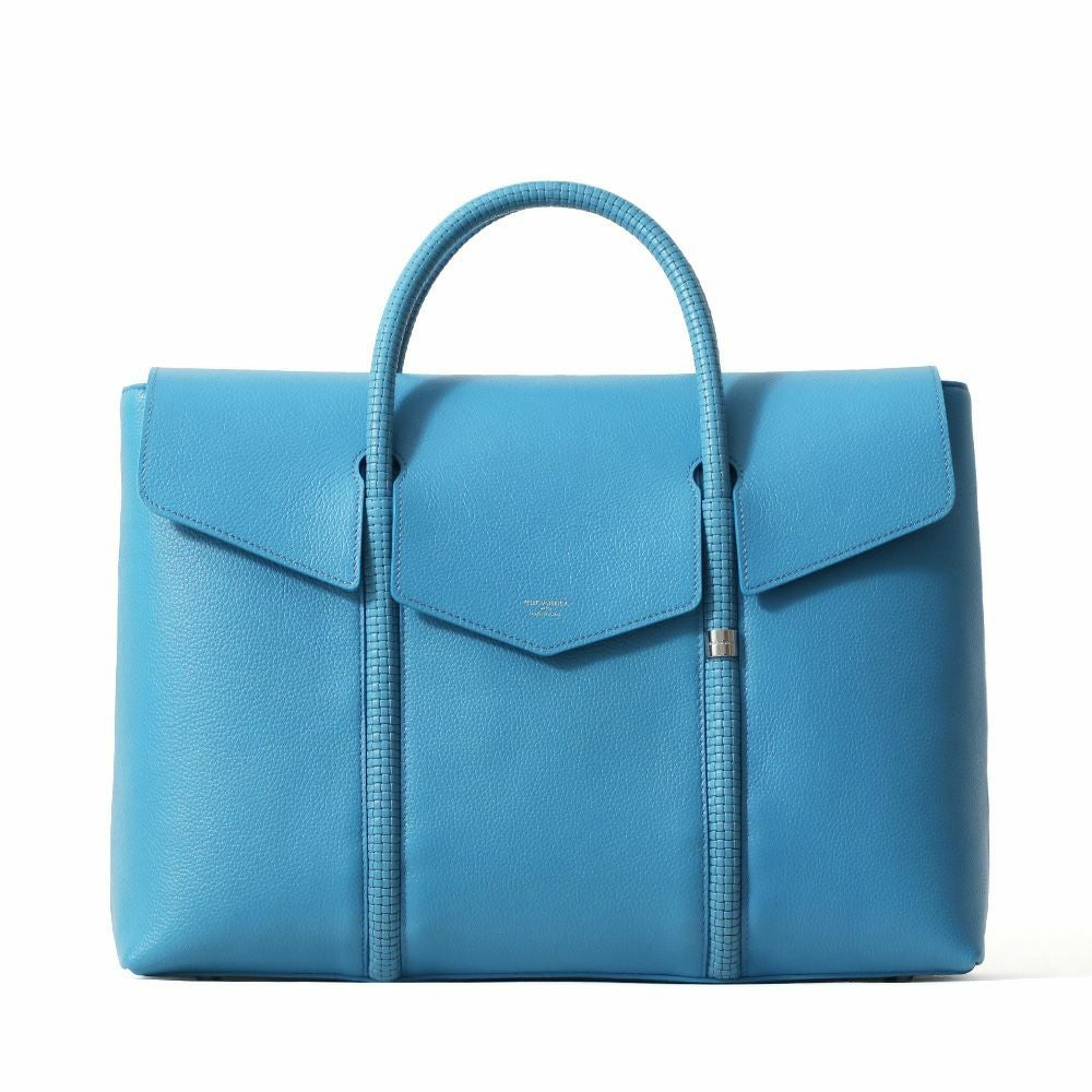 ✨️美品✨️ PELLE MORBIDA ビジネスバッグ　　レザー　水色 MH009-フラップビジネスバッグ | PELLE MORBIDA ペッレ モルビダ
