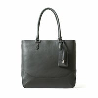 トートバッグの正面（チャコールグレー）