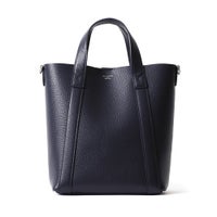 ミニトートバッグの正面（ネイビー）