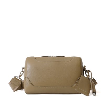 ブリーフバッグの正面（トープ）