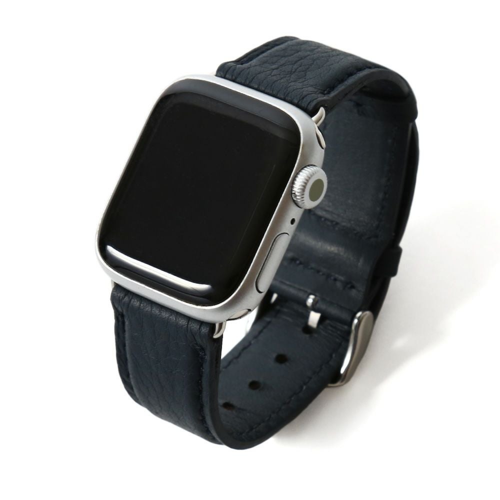 アップルウォッチバンドの正面（ネイビー）