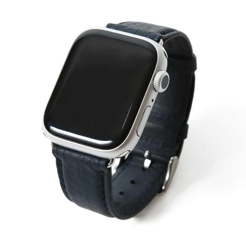 アップルウォッチバンドの正面（ネイビー）