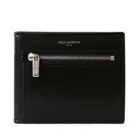 コンパクトウォレットの正面（ブラック）