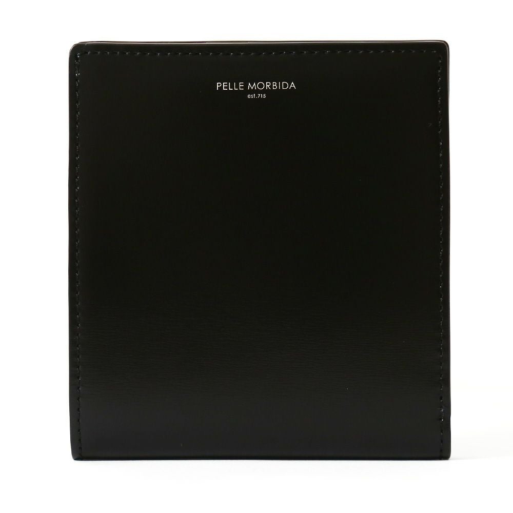 コンパクトウォレットの正面（ブラック）