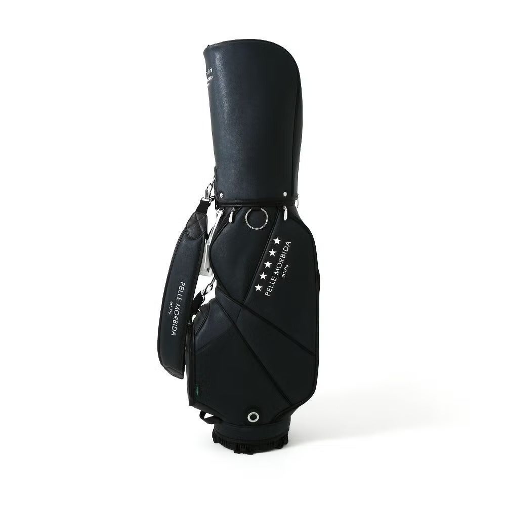 キャディバッグの正面（ネイビー）