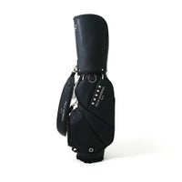 キャディバッグの正面（ネイビー）