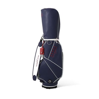 キャディバッグの正面（トリコロール）