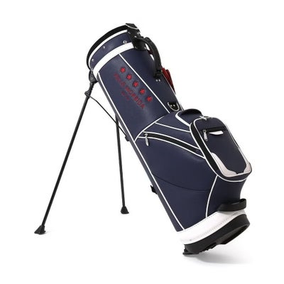 キャディバッグの正面（トリコロール）