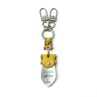 キーチャームの正面（イエロー）