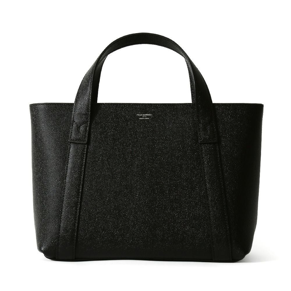 ミニトートバッグの正面（ブラック）