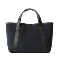 ミニトートバッグの正面（ネイビー×ブラック）