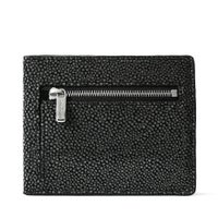 コンパクトウォレットの正面（ブラック）