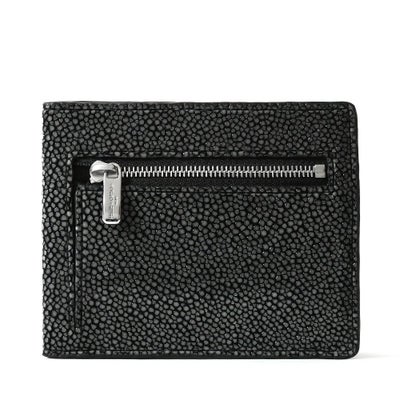 コンパクトウォレットの正面（ブラック）