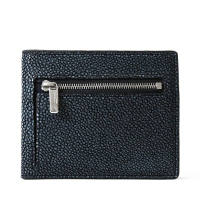 コンパクトウォレットの正面（ネイビー）