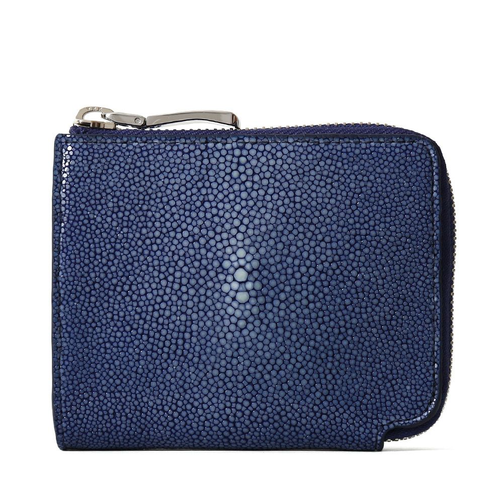 ミニウォレットの正面（ブルー）