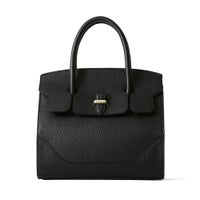 ミニボストンバッグの正面(ブラック)