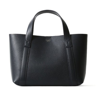 ミニトートバッグの正面(ネイビー×ブルー)