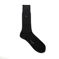 靴下の正面（チャコールグレー）