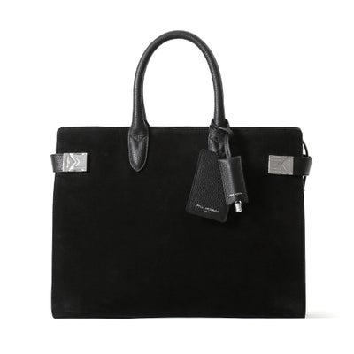 ボストンバッグの正面（ブラック）