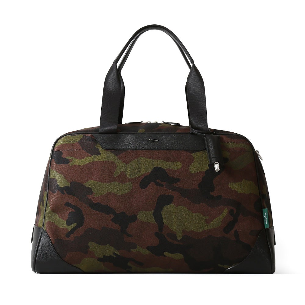 PG006-ボストンバッグ カモフラージュ | PELLE MORBIDA ペッレ モルビダ