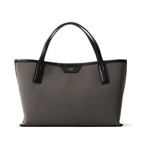 ミニトートバッグの正面（グレー）