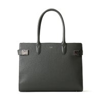 トートバッグの正面（チャコールグレー）