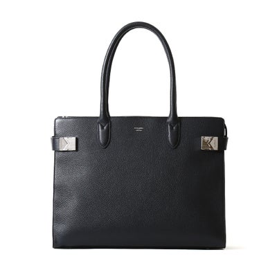 トートバッグの正面（ネイビー）