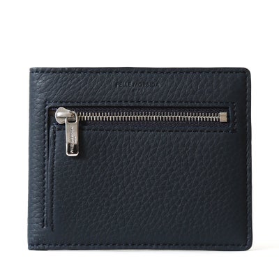 ミニウォレットの正面(ネイビー)