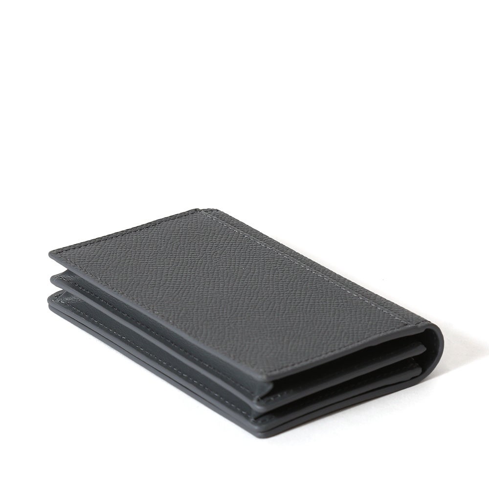 美品【ペッレモルビダ】deck/9 カードケース チャコールグレー 9SL204-カードケース | PELLE MORBIDA ペッレ モルビダ